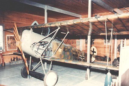bchsd71.jpg - Fokker D.VII at the Brome County Historical Society