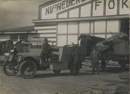 LVA Fokker D.VII '261' transport from the Fokker factory to Soesterberg (source: NIMH Beeldbank)