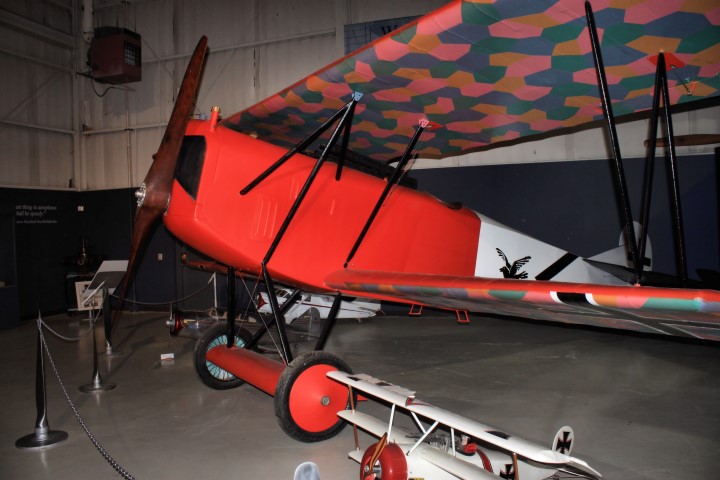 The Fokker D.VII in the Southern Museum of Flight (picture by Kenny Shackleford)
