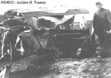 Crashed LVA Fokker D.VII '254'