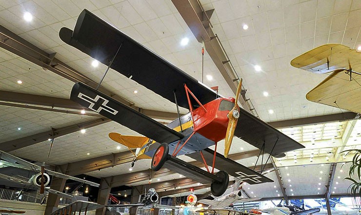 The Fokker D.VII replica at the National Naval Aviation Museum (photo: museum website)
