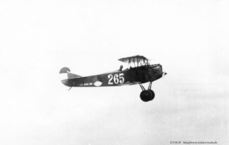 LVA Fokker D.VII '265' in flight