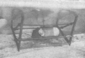 The meteorological device under the wing