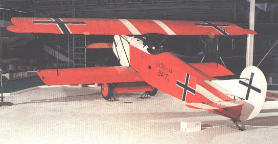 The RAF Museum’s D.VII in its former fantasy livery.