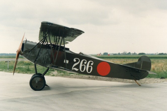 The Fokker D.VII '266'  currently at display at The Nationaal Militair Museum (NMM) in The Netherlands. This photo shows it just after restoriation by Fokker.