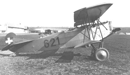 Swiss D.VII ‘621’ from the first batch bought from the IAACC