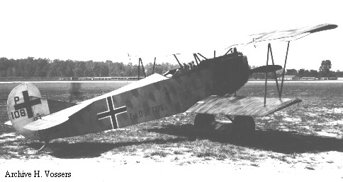 Fokker D.VII ‘7776/18’ at McCook with registration ‘P-108’.