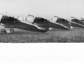 Lineup of unregistered Fokker D.VII's destined for the LA-KNIL